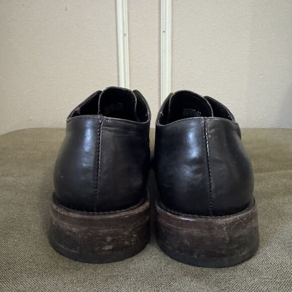 Freebird Mens Brown Detrick Leather Slip On Oxford Dress Shoes Size 11